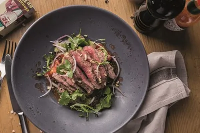 Салат из говядины