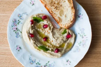 Хумус баклажанный