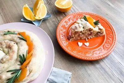 Пряная вертута с курагой, ветчиной и индейкой