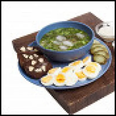 Ботвинья на белом квасе