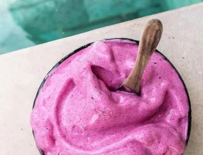 Банановое мороженое на соевом молоке