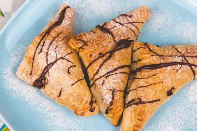 Круассаны с нутеллой и шоколадом