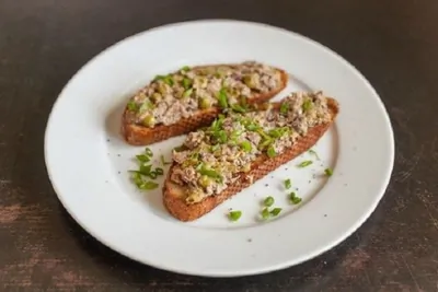 Хруст с печенью трески