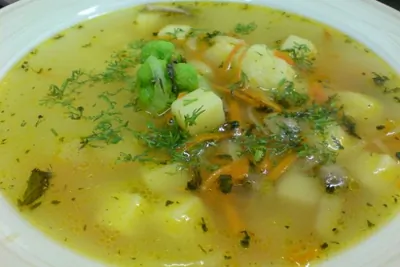 Суп с рисом