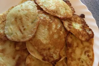 Сладкие кабачковые оладьи