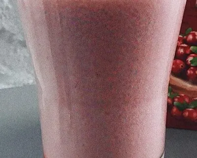 Клюквенный смузи