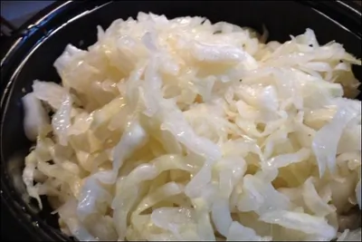 Бессолевая квашеная капуста