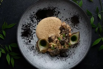 Рапан со сморчками