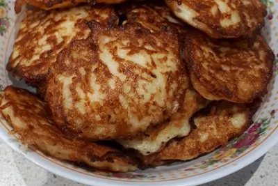 Драники из патиссонов и картофеля