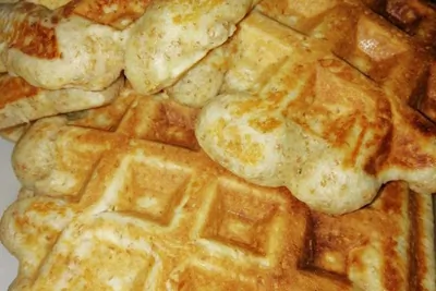 Вафли мягкие на кефире и с отрубями