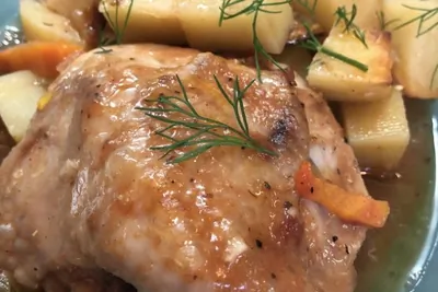 Жаркое с бедрышками