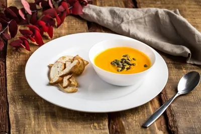 Пикантный тыквенный суп