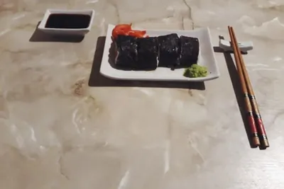 Роллы с форелью