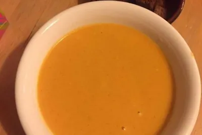 Тыквенный суп с кокосовым молоком и имбирем