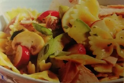 Фарфалле с авокадо