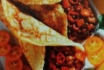 Кукурузные лепешки с чечевицей