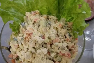 Оливье с болгарским перцем