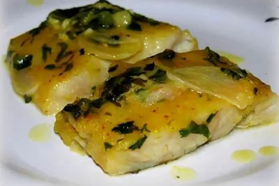 Карри из белой рыбы