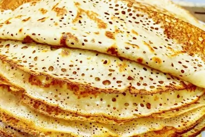 Блины на скорую руку со сметаной