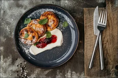 Сырники с джемом