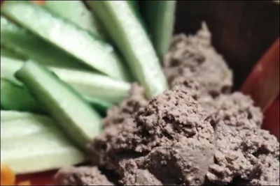 Паштет из куриной печени и овощей