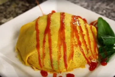 Омлет с рисом