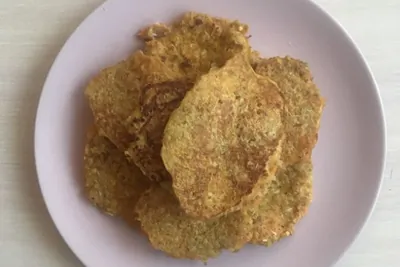 Морковно-овсяные оладьи