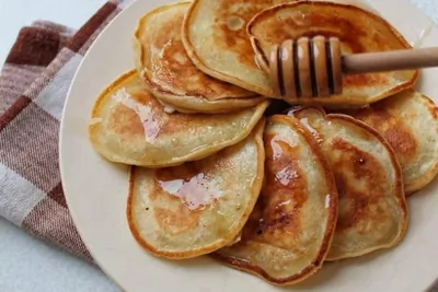 Оладьи домашние с изюмом