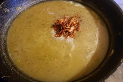 Суп-пюре с лисичками