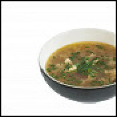 Суп с клецками