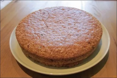 Лимонно-банановый пирог с манкой