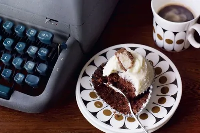 Капкейки с шоколадом и кокосом