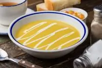 Крем-суп из копченого кабачка