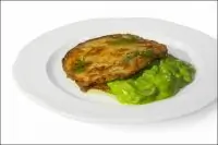 Колдуны с соусом бешамель и грибами