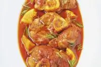 Оссобуко с помидорами и апельсинами