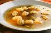 Капустный суп с галушками