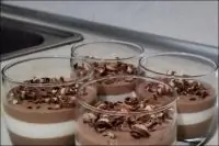 Сметанно-шоколадное желе