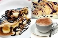 Блины с бананом