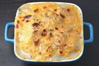 Запеченная треска с морковью под сыром