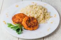 Морковные котлеты с булгуром