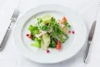 Салат с индейкой и гранатом