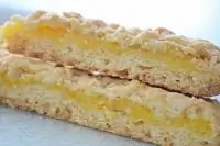 Пирог тертый диетический с апельсиновой начинкой