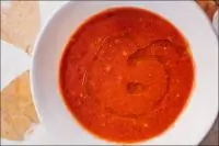 Холодный суп гаспачо с хересным уксусом