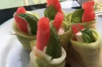 Кабачковые роллы с сыром