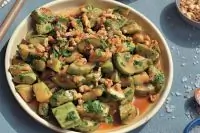 Быстрый салат из кабачков