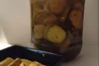 Быстрые маринованные огурцы (пикули) с винным уксусом и ламинарией