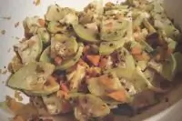 Кабачки, тушенные в пароварке