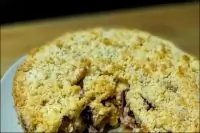 Сливово-сливочный пирог