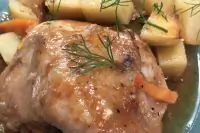 Жаркое с бедрышками