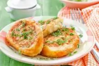 Картофельные зразы с печеночной начинкой